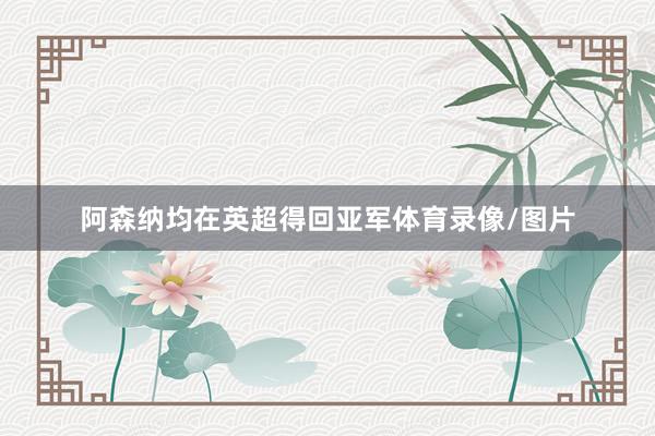 阿森纳均在英超得回亚军体育录像/图片