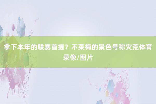 拿下本年的联赛首捷？不莱梅的景色号称灾荒体育录像/图片