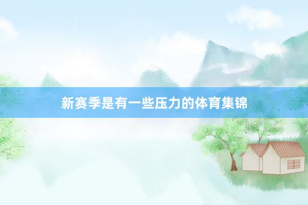 新赛季是有一些压力的体育集锦