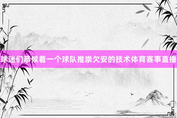 球迷们恭候着一个球队推崇欠安的技术体育赛事直播