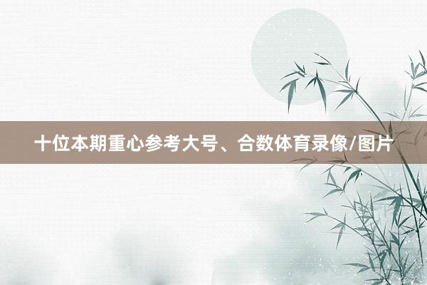 十位本期重心参考大号、合数体育录像/图片