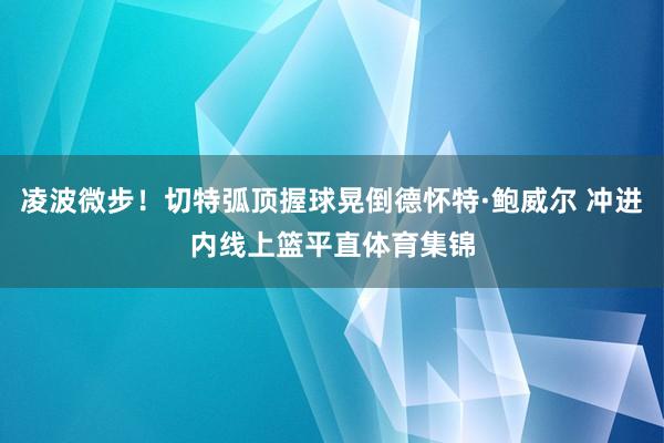 凌波微步！切特弧顶握球晃倒德怀特·鲍威尔 冲进内线上篮平直体育集锦