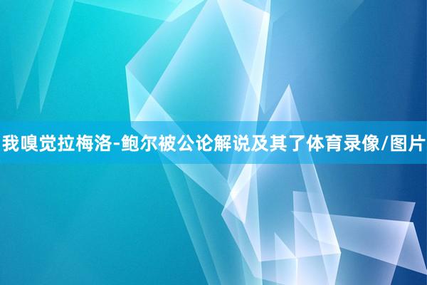 我嗅觉拉梅洛-鲍尔被公论解说及其了体育录像/图片