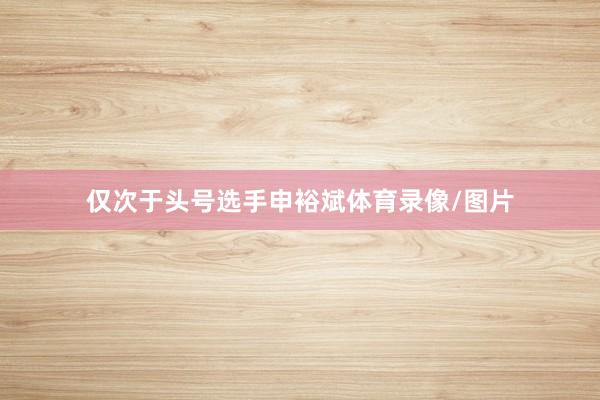 仅次于头号选手申裕斌体育录像/图片