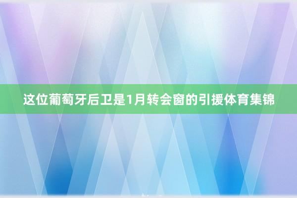 这位葡萄牙后卫是1月转会窗的引援体育集锦