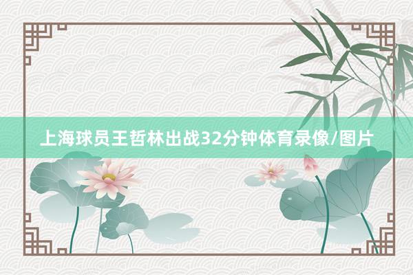 上海球员王哲林出战32分钟体育录像/图片