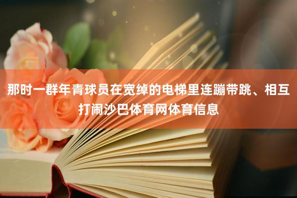 那时一群年青球员在宽绰的电梯里连蹦带跳、相互打闹沙巴体育网体育信息
